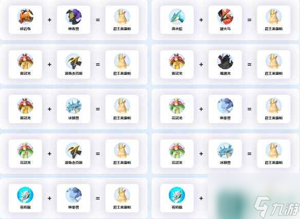 《幻兽帕鲁》君王美露帕配种公式一览