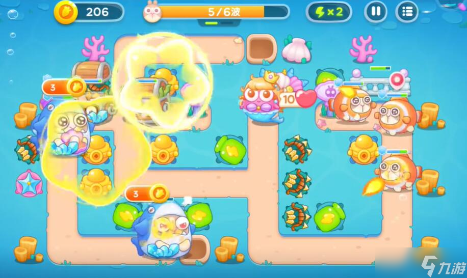 保卫萝卜4海的闺女第16关攻略