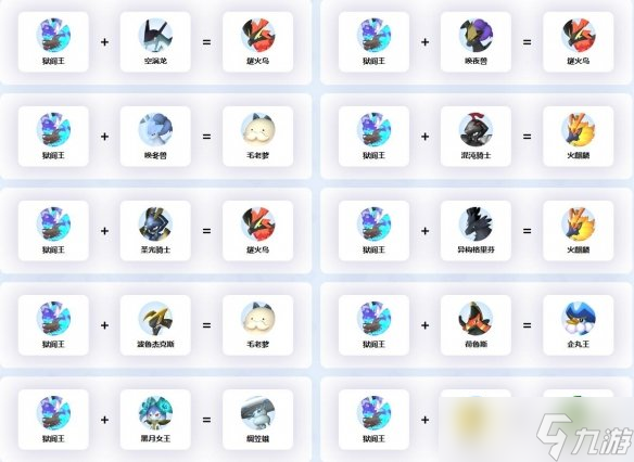 《幻兽帕鲁》狱阎王配种公式一览