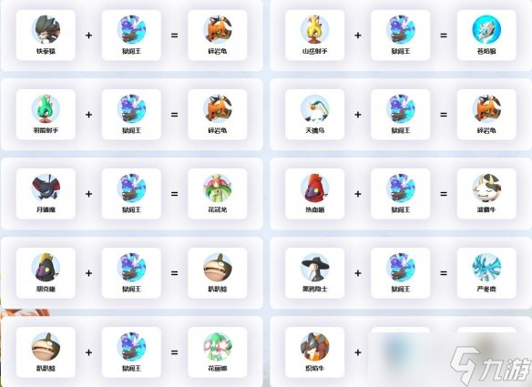 《幻兽帕鲁》狱阎王配种公式一览