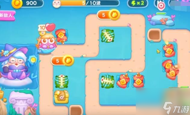 保卫萝卜4海的闺女第30关通关攻略