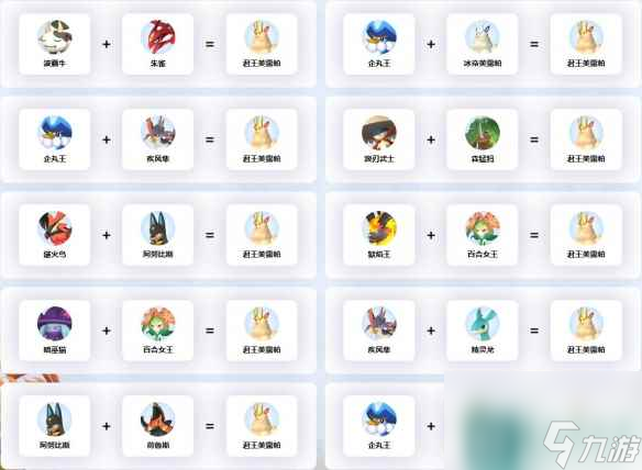 《幻兽帕鲁》君王美露帕配种公式一览