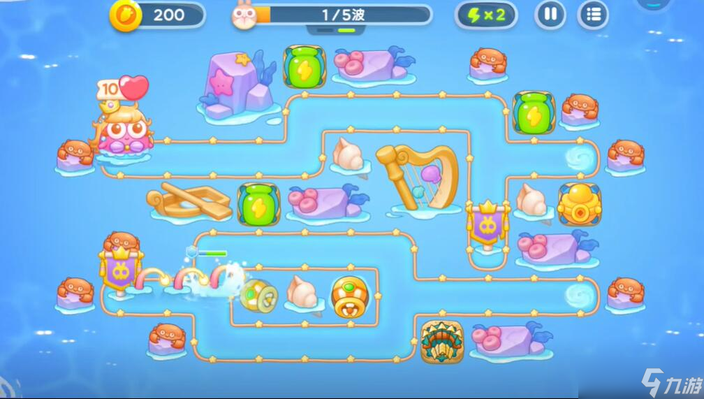 保卫萝卜4海的闺女第16关攻略