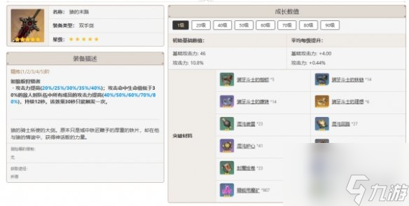 原神嘉明最佳武器推荐排行