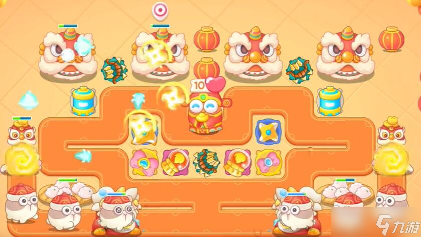 保卫萝卜4新春大集第14关攻略