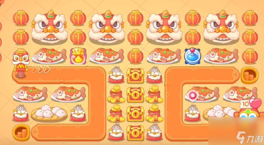 保卫萝卜4新春大集第九关怎么过