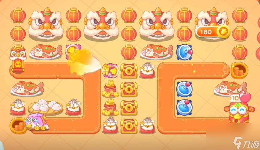 保卫萝卜4新春大集第九关怎么过