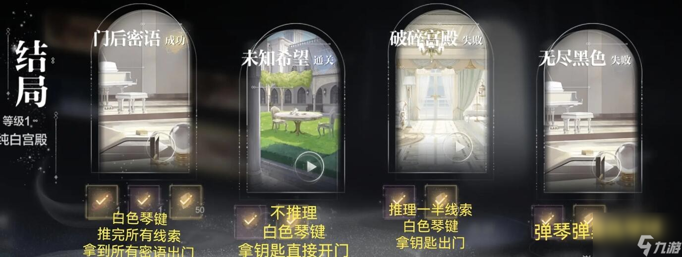 世界之外无尽密室多结局攻略大全