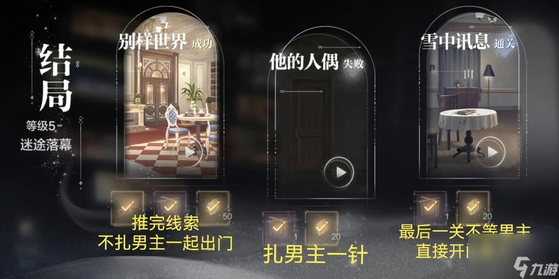 世界之外无尽密室多结局攻略大全