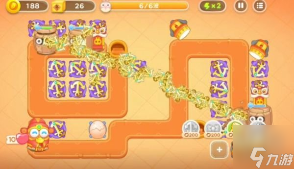 保卫萝卜4新春大集第1关完美通关 保卫萝卜4新春大集第1关攻略