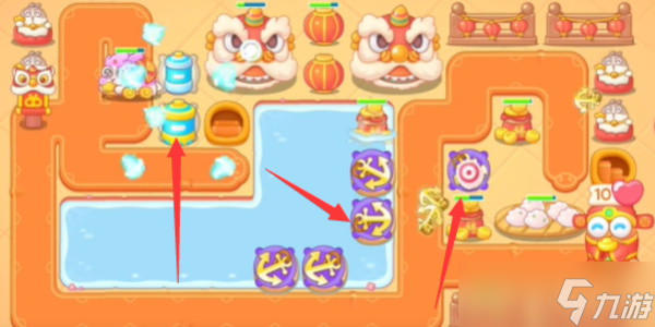 保卫萝卜4新春大集第1关怎么过