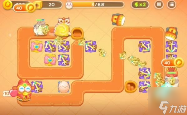 保卫萝卜4新春大集第1关完美通关 保卫萝卜4新春大集第1关攻略