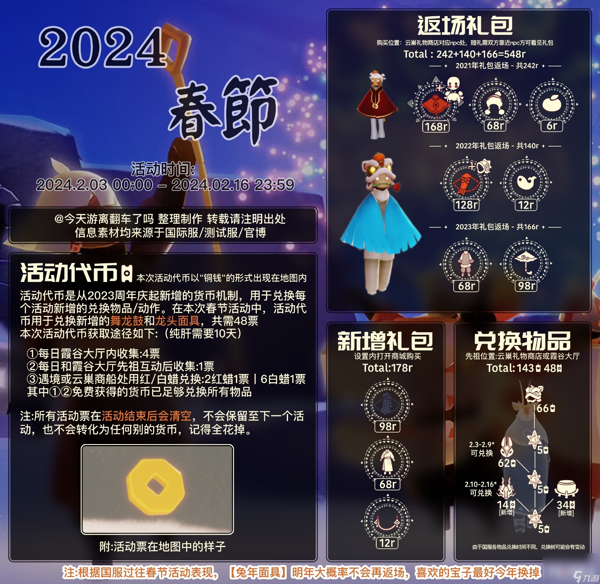 《光遇》2024春节物品一览