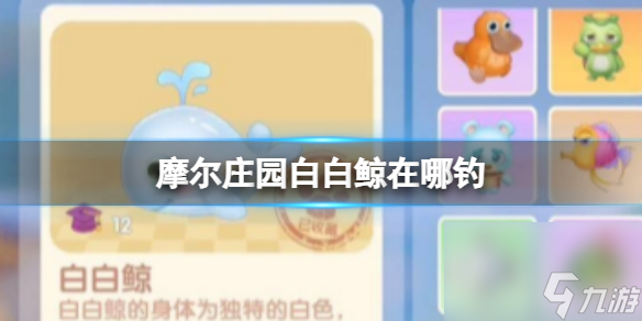 摩尔庄园白白鲸在哪钓