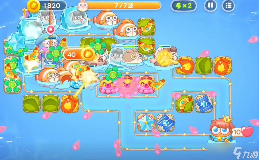保卫萝卜4海的闺女第35关攻略