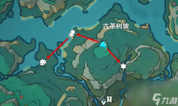 原神清水玉采集路线