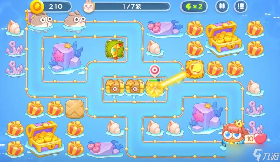 保卫萝卜4海的闺女第35关攻略
