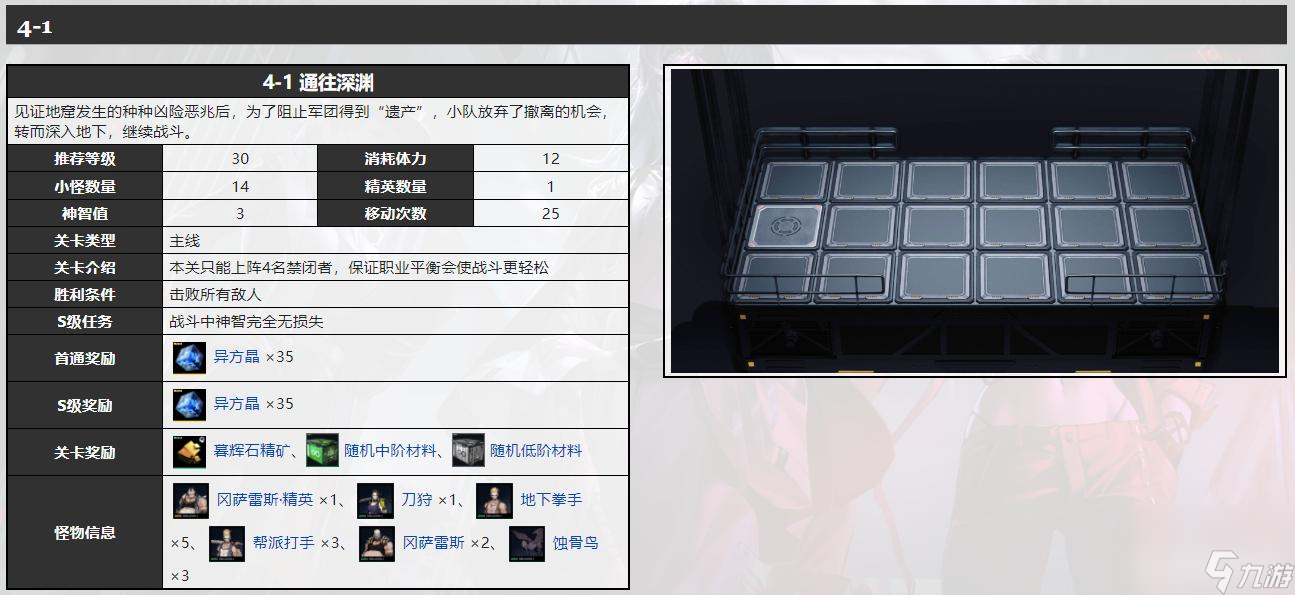 <a id='link_pop' class='keyword-tag' href='https://www.9game.cn/wqmt/'>无期迷途</a>4-1怎么打？