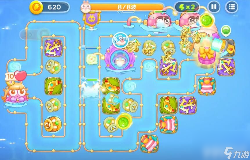 《保卫萝卜4》海的闺女第43关~44关如何完成 海的闺女第43关~44关玩法