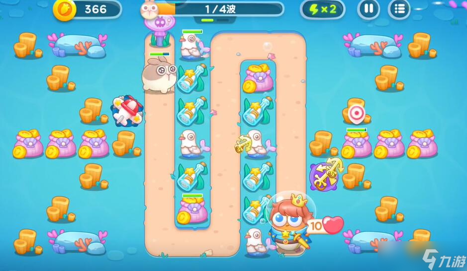 保卫萝卜4海的闺女第三十三关怎么过关