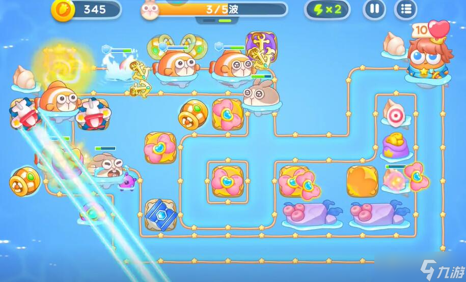 保卫萝卜4海的闺女第三十三关怎么过关