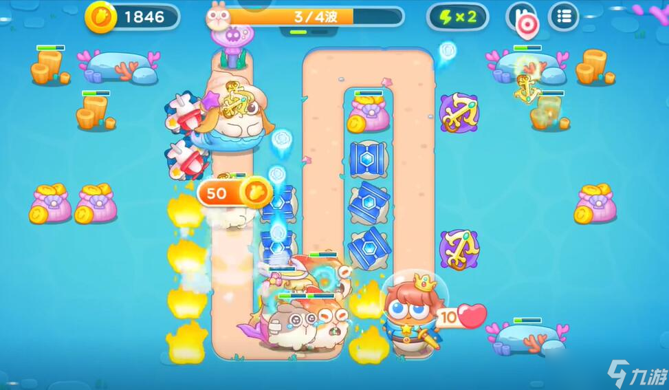 保卫萝卜4海的闺女第三十三关怎么过关