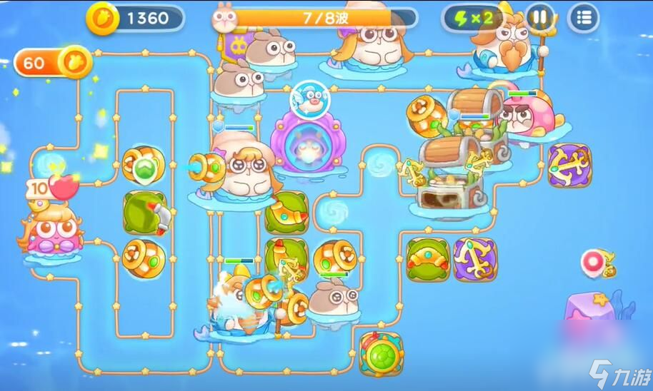 《保卫萝卜4》海的闺女第43关~44关如何完成 海的闺女第43关~44关玩法