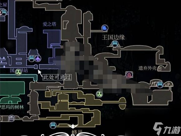 空洞骑士地图