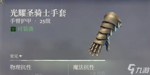《雾锁王国》光耀圣骑士套装介绍