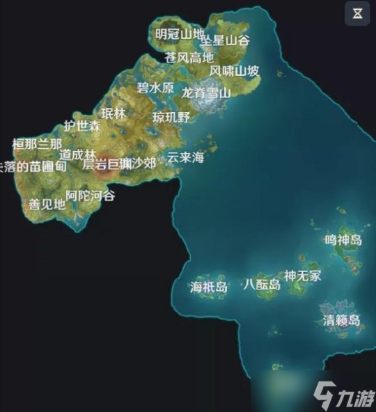 须弥山地图图片