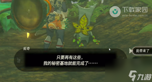 塞尔达传说王国之泪德库树长老是秘密基地任务完成方法