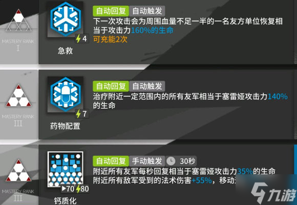 <a id='link_pop' class='keyword-tag' href='https://www.9game.cn/mrfz/'>明日方舟</a>塞雷娅技能专精顺序分析及建议