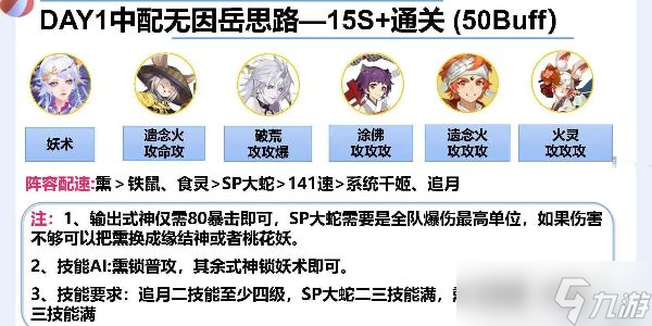 阴阳师冰海异客day1无因岳怎么打 冰海异客day1无因岳阵容配队攻略[多图]