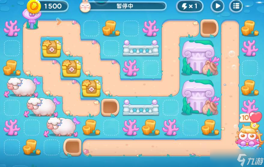 保衛(wèi)蘿卜4海的閨女第59關(guān)攻略