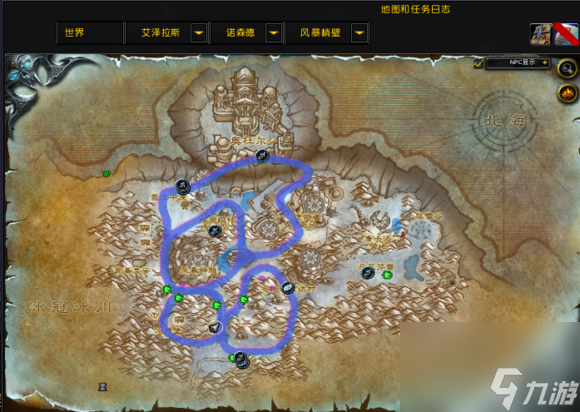 魔兽世界维拉苟萨刷新点在哪（维拉苟萨坐标位置）
