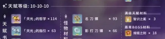 雷电将军突破材料