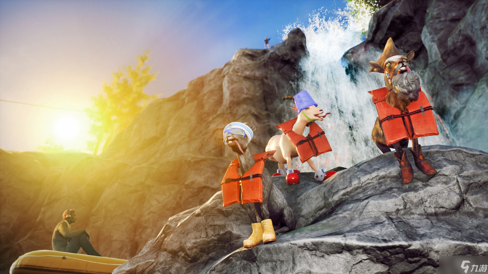 经典《模拟山羊3》登陆Steam 爆笑山羊花样冒险