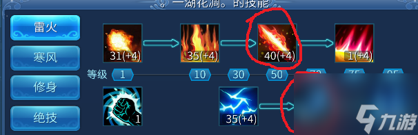 倩女幽魂方士技能搭配图（<a id='link_pop' class='keyword-tag' href='https://www.9game.cn/qnyh/'>倩女幽魂手游</a>方士职业攻略）
