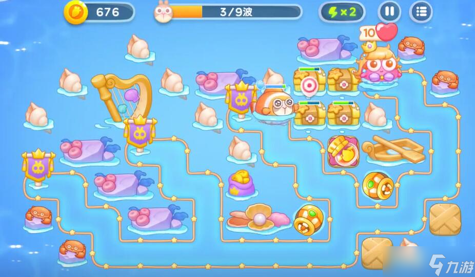 保卫萝卜4海的闺女第68关攻略