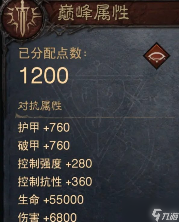 暗黑破坏神不朽1200级巅峰怎么加点 1200级完美巅峰加点推荐