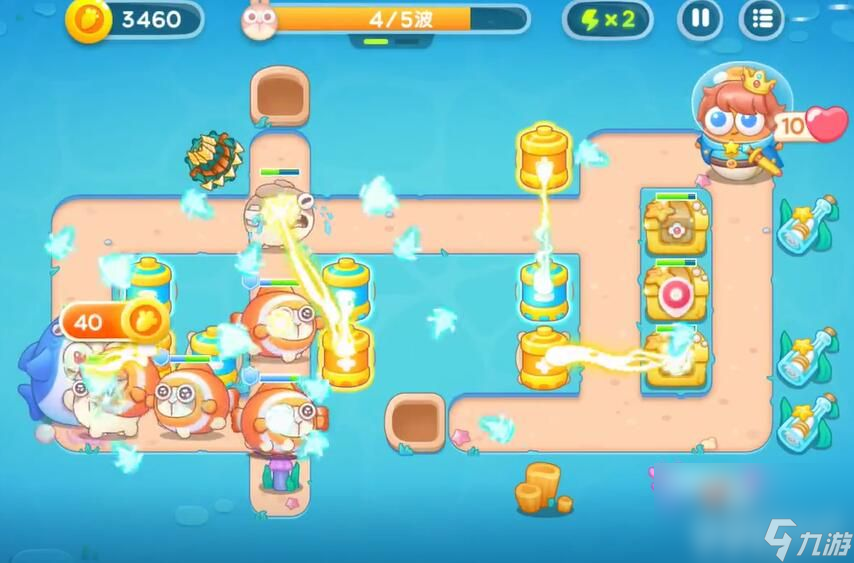 保卫萝卜4海的闺女61关怎么通关 61关玩法步骤详解