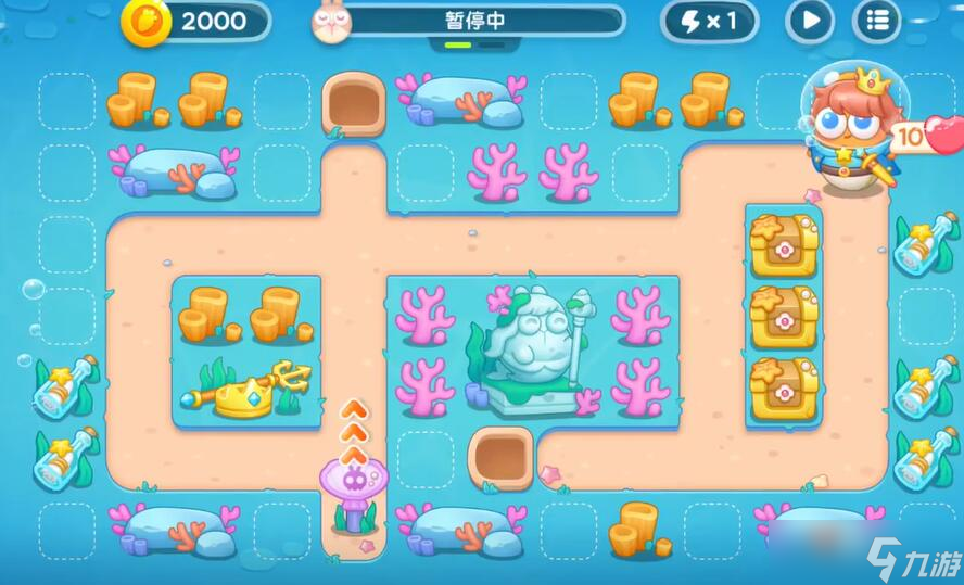 保卫萝卜4海的闺女第61关攻略