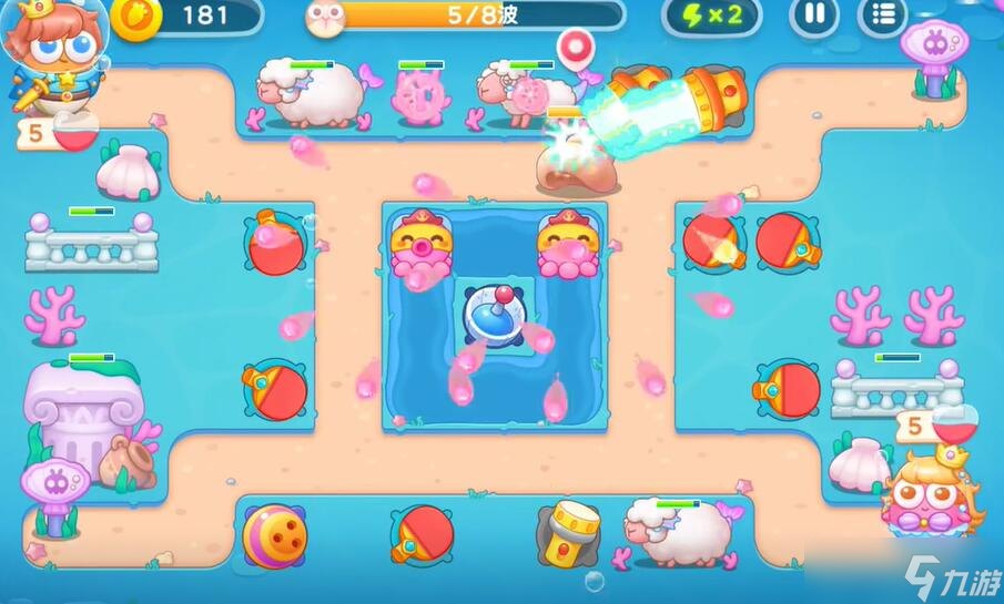 保卫萝卜4海的闺女第56关攻略