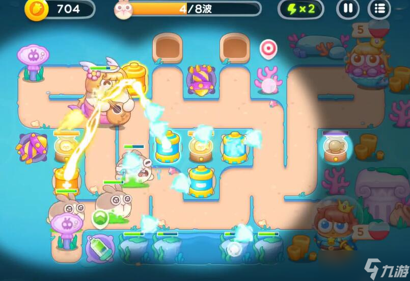 保卫萝卜4海的闺女第72关攻略