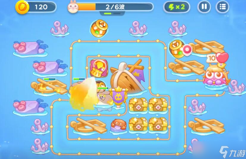 保卫萝卜4海的闺女第71关攻略