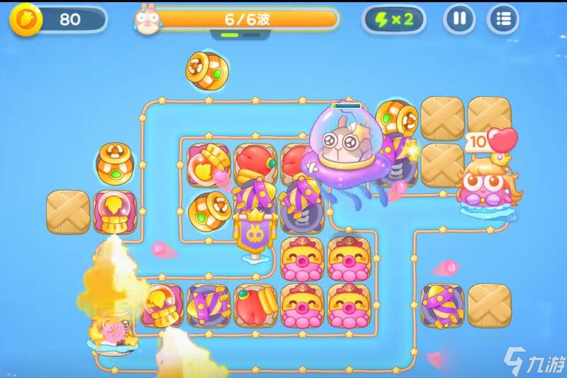 保卫萝卜4海的闺女第71关攻略