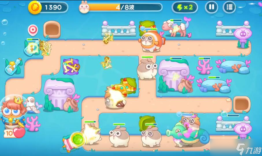 保卫萝卜4海的闺女73关攻略