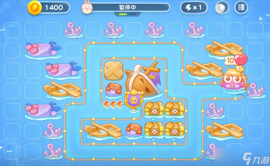 保卫萝卜4海的闺女第71关攻略