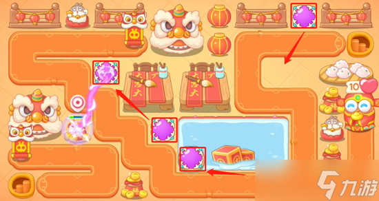 保卫萝卜4福神大作战第4关怎么通关