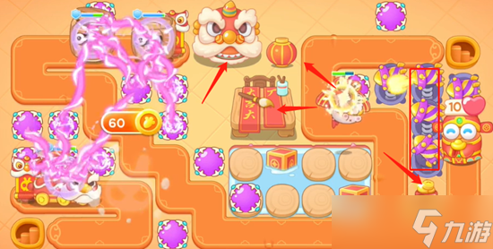 保卫萝卜4福神大作战第4关怎么通关